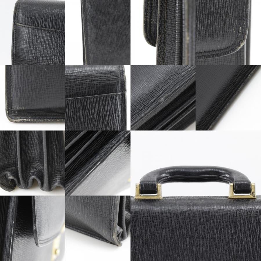 美品 BALLY バリー ビジネスレザーバッグ ブリーフケース レザーバッグ 黒 Bally（バリー） ブリーフケース ビジネスバッグ レザー 黒 メンズ