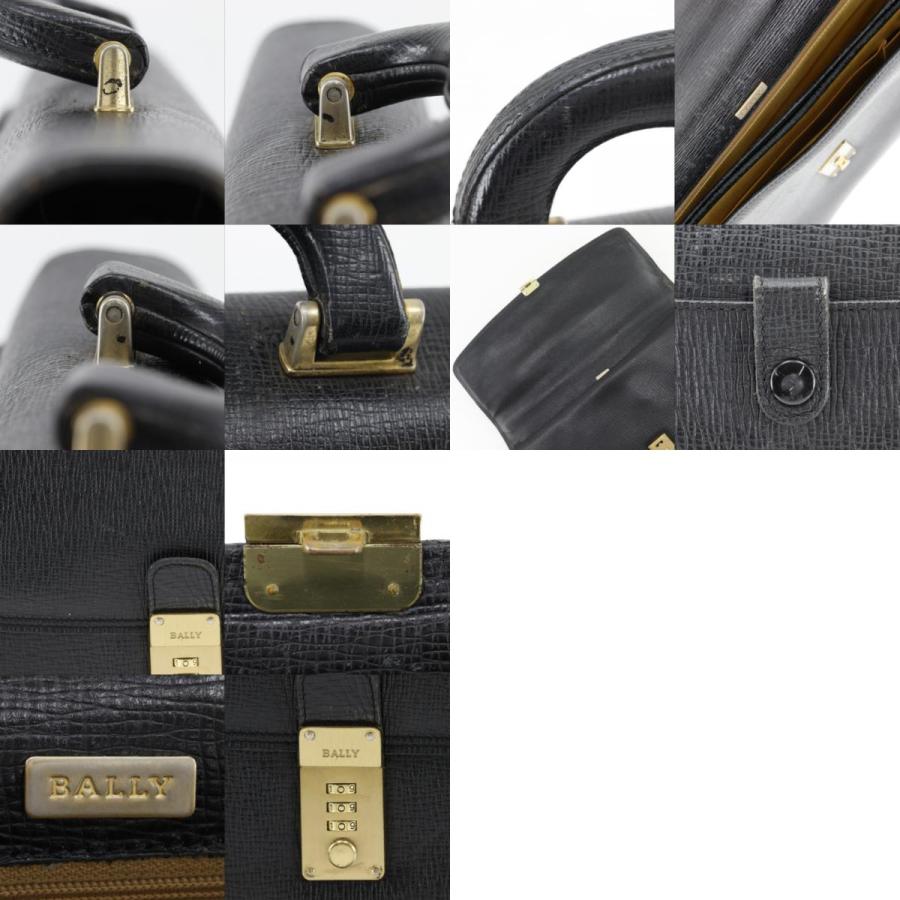 Bally（バリー） ブリーフケース ビジネスバッグ レザー 黒 メンズ