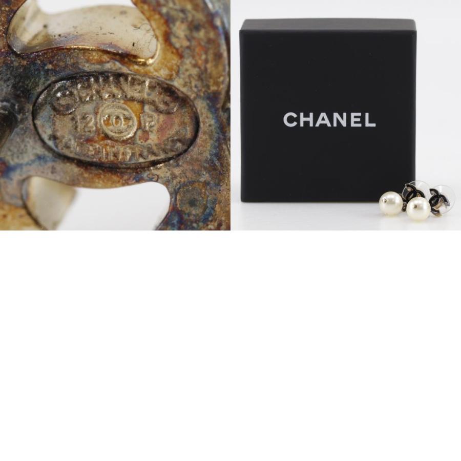 CHANEL（シャネル） ココマーク 12P ピアス 金メッキ×フェイクパール 