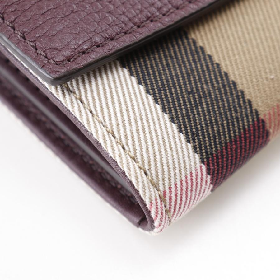 BURBERRY バーバリー ノバチェック 長財布 レザー×キャンバス ベージュ  