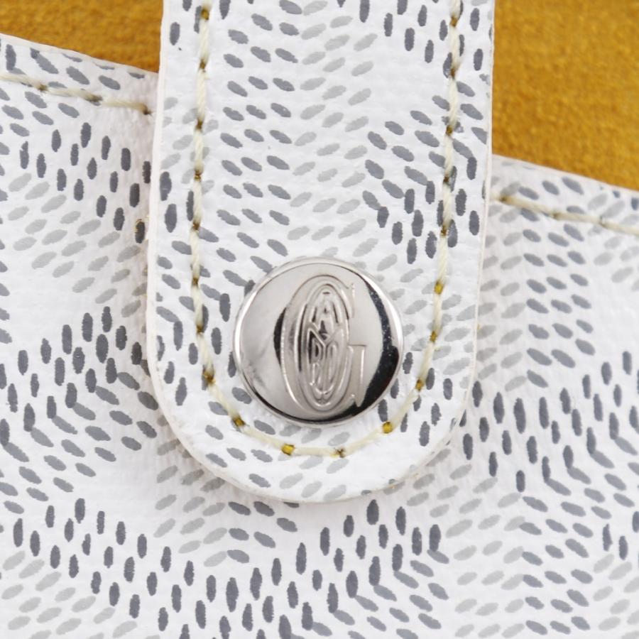 【GOYARD】ゴヤール モンマルトルGM アイウェアケース MONTMAGMLTY01CL03P PVC×レザー 白 ユニセックス スマホケース GOYARD（ゴヤール） モンマルトルGM アイウェアケース