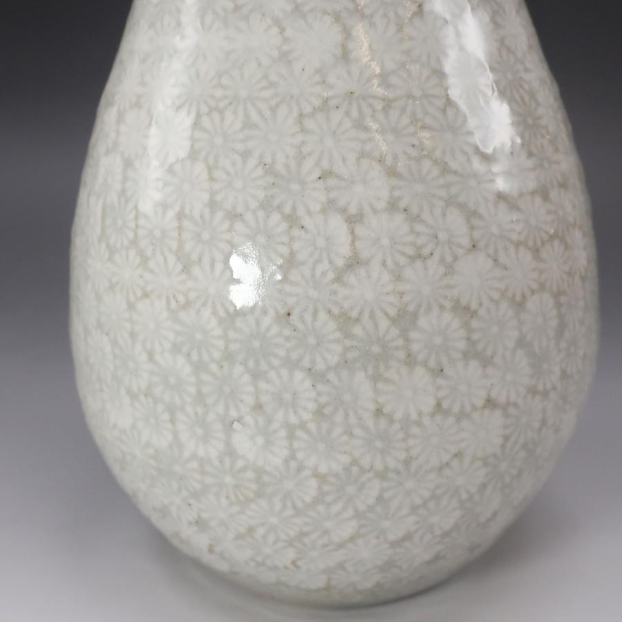 人間国宝 楠部彌弌 作 】 三島華文花瓶 骨董品 陶磁器 _【I142026013