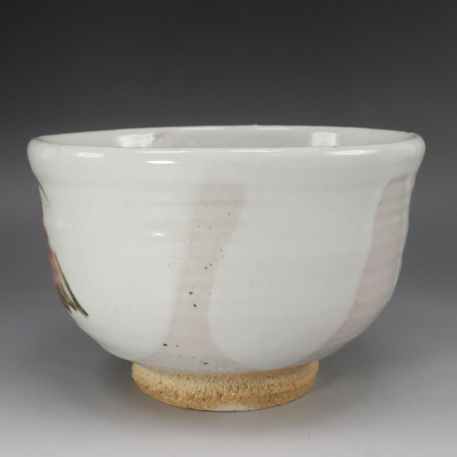 人間国宝 田村耕一 】 造 ほたるぶくろ文 茶碗 骨董品 陶磁器 _
