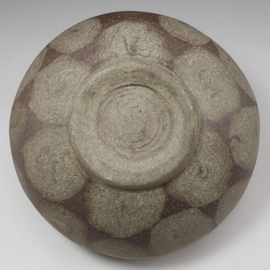 人間国宝 松井康成 】 造 練上茶碗 骨董品 陶磁器 _【I142826026】中古