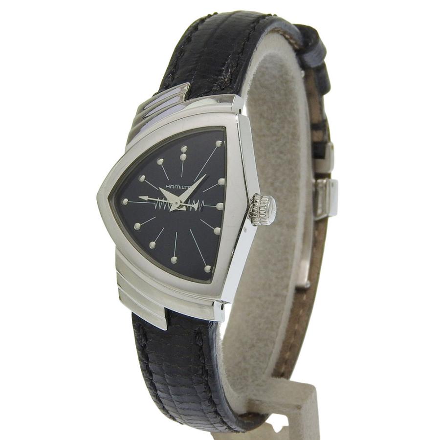 【美品】ハミルトン ベンチュラ H242111【レディース】 HAMILTON（ハミルトン） ベンチュラ H242111 腕時計 SS×レザー
