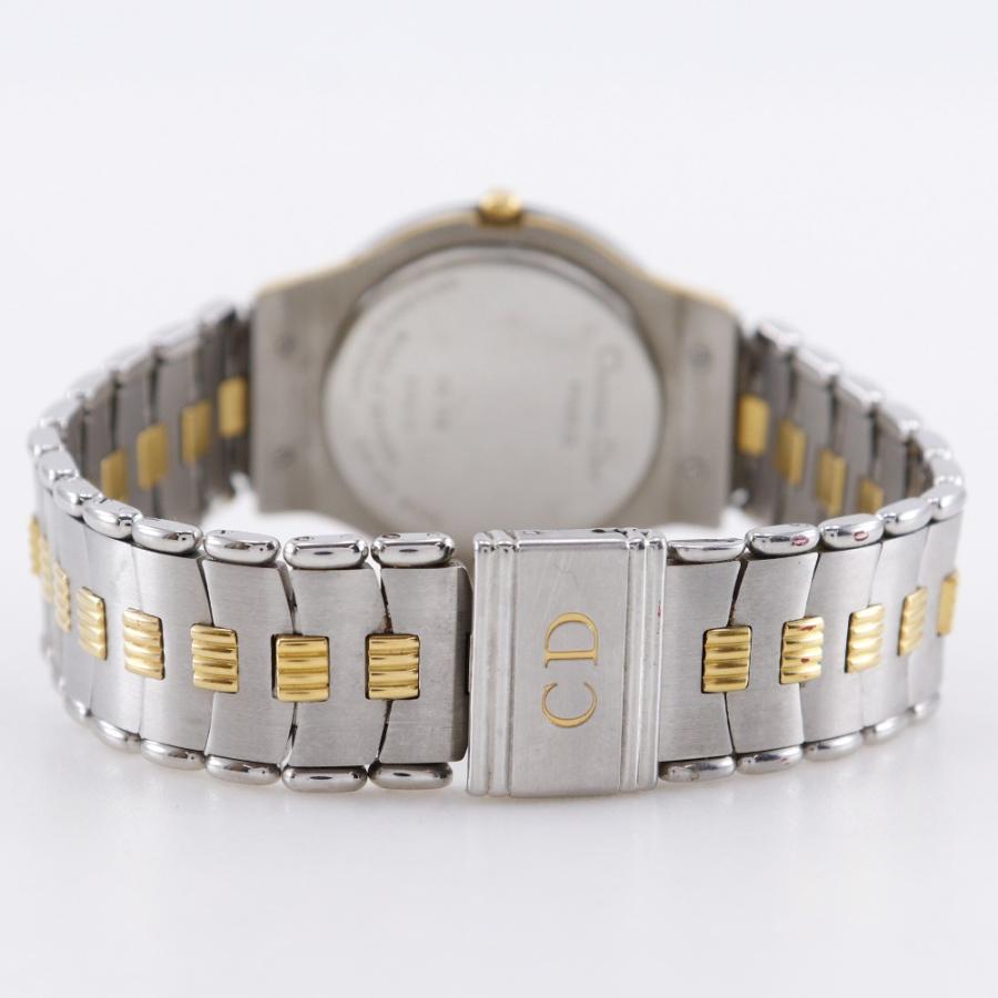 Dior クリスチャンディオール 45.146 腕時計 金メッキ×SS クオーツ