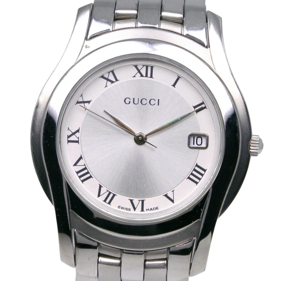【可動品】GUCCI（グッチ）レディース 腕時計 5500Ｍ GUCCI（グッチ） 5500M 腕時計 SS クオーツ アナログ表示 レディース