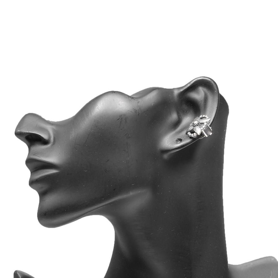 ジョージジェンセン イヤリング エーデルワイス ヴィンテージ シルバー925 約9.1g Georg Jensen【I150225059】中古_1