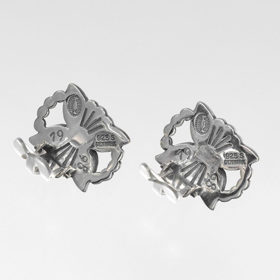 ジョージジェンセン イヤリング エーデルワイス ヴィンテージ シルバー925 約9.1g Georg Jensen【I150225059】中古_3