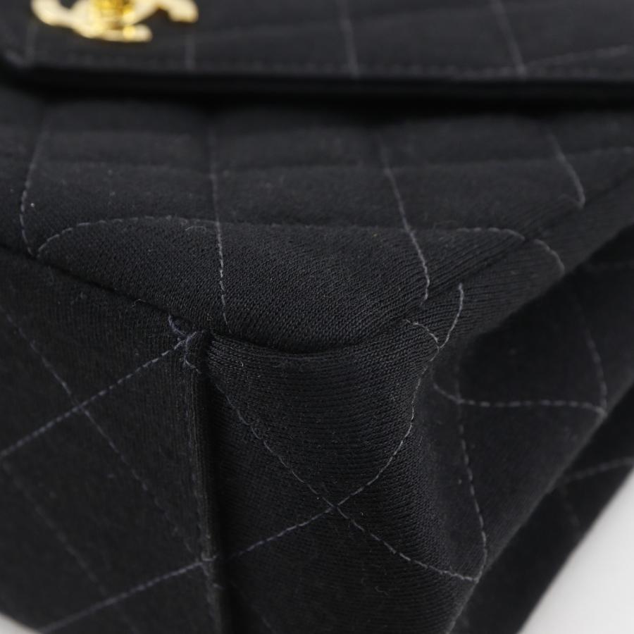 【CHANEL】シャネル マトラッセ ココマーク コットン 黒 レディース ショルダーバッグ CHANEL（シャネル） マトラッセ ココマーク ショルダーバッグ コットン