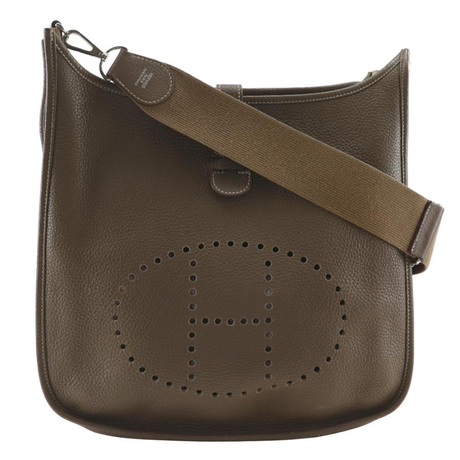 HERMES エルメス エヴリン3 GM エブリン トリヨンクレマンス エトゥープ ショルダーバッグ HERMES（エルメス） エヴリン3 GM エブリン □P ショルダーバッグ