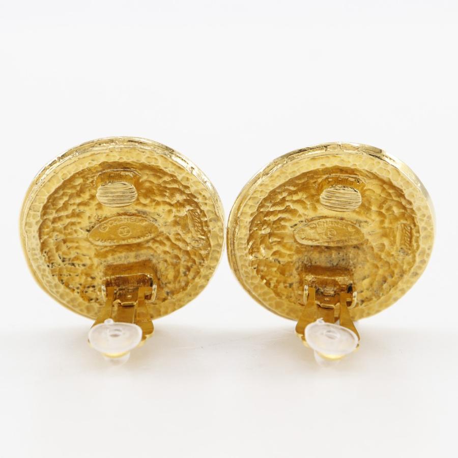 シャネル CHANEL カンボン ココマーク イヤリング GP ゴールド 31.RUE CAMBON ヴィンテージ 　メッキレディース　アクセサリー美品　人気 シャネル 31 RUE ル カンボン ココマーク イヤリング ドロップ