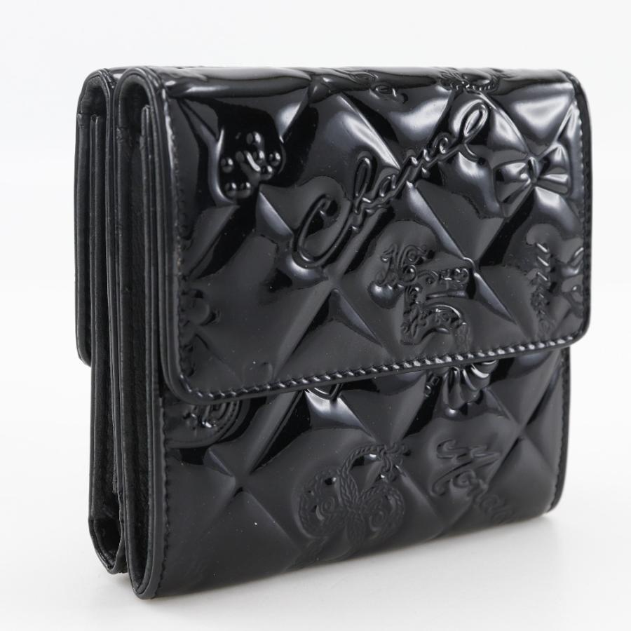 CHANEL シャネル シャネル2つ折り財布 2つ折り財布 CHANEL 2つ折り財布 キャビアスキン 小物