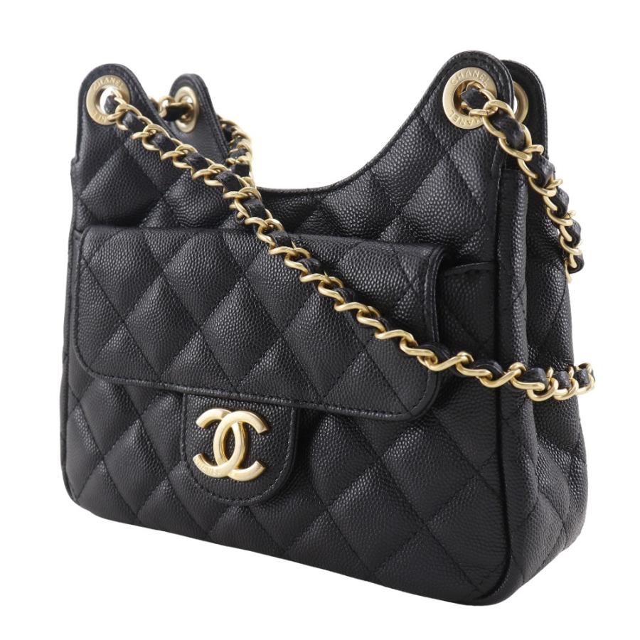 CHANEL ショルダーバッグ CHANEL シャネル マトラッセ スモールホーボーバッグ チェーン