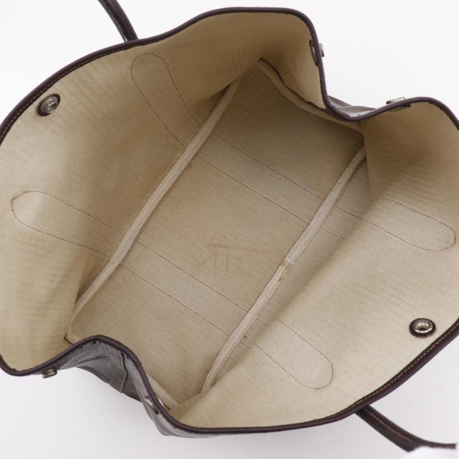 【美品】HERMES／エルメス　ガーデンパーティPM アマゾニア トートバッグ エルメス ガーデンパーティ36 PM アマゾニア×ブッフル ブラウン