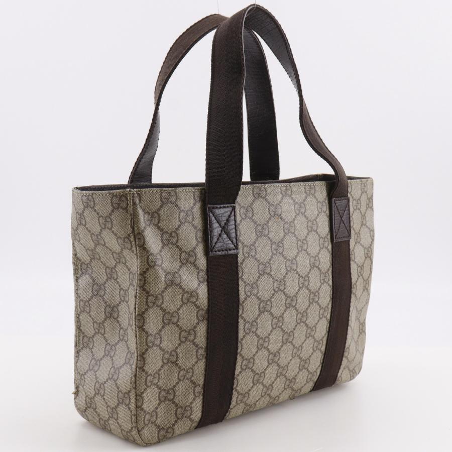 GUCCI（グッチ） 141976 トートバッグ GGスプリームキャンバス 茶