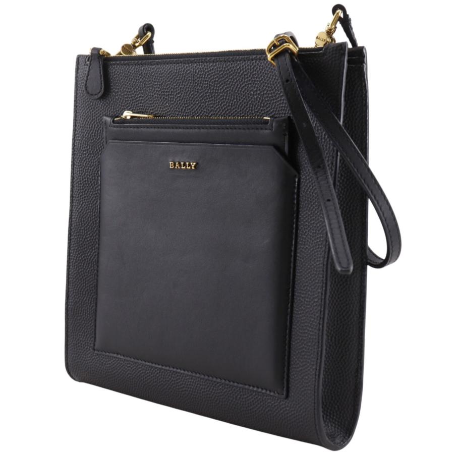 マテオ　BALLY ショルダーバッグ ブラック レザー Bally（バリー） ショルダーバッグ レザー 黒 レディース【I151526003