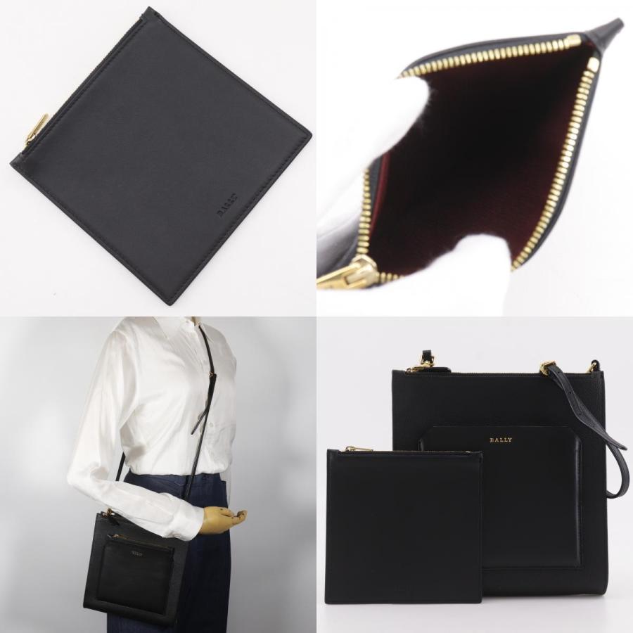 Bally（バリー） ショルダーバッグ レザー 黒 レディース【I151526003