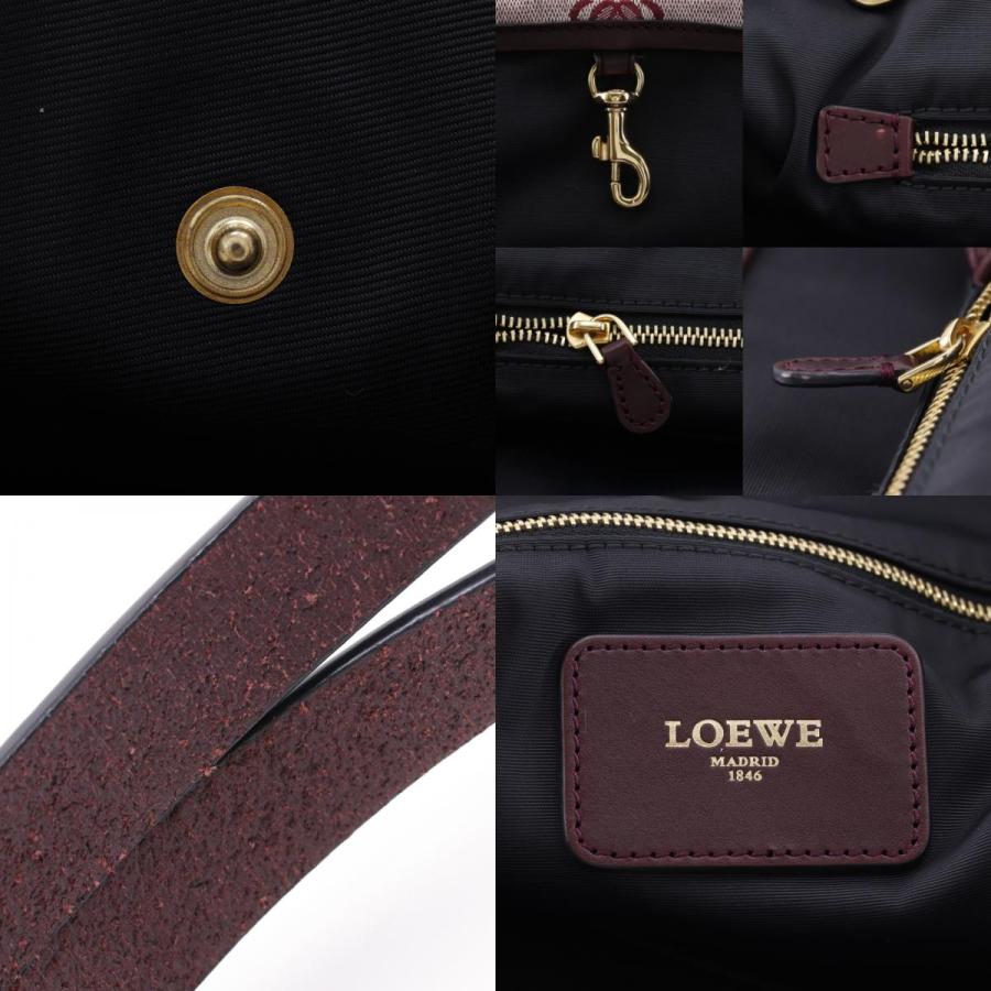 LOEWE（ロエベ） アナグラム トートバッグ キャンバス 赤 レディース