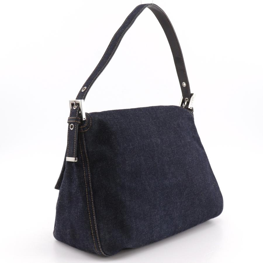 FENDI マンマ　デニム ショルダーバッグ FENDI（フェンディ） マンマバケット ショルダーバッグ デニム 紺