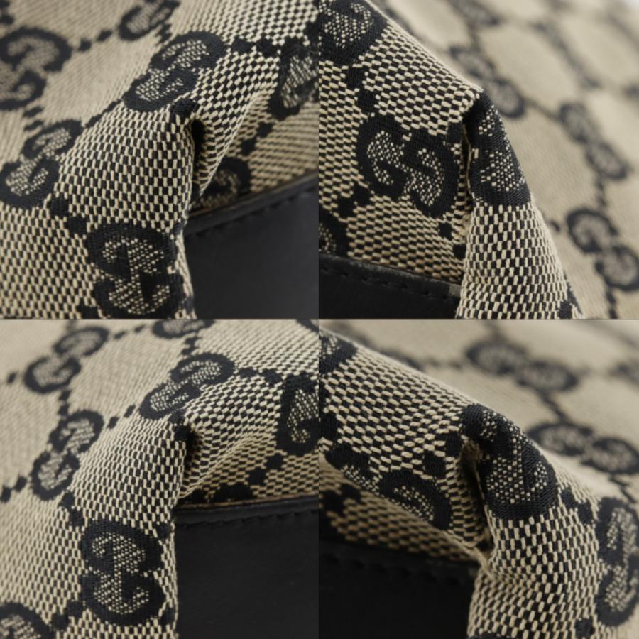 GUCCI（グッチ） 002.1093 トートバッグ GGキャンバス 黒 レディース