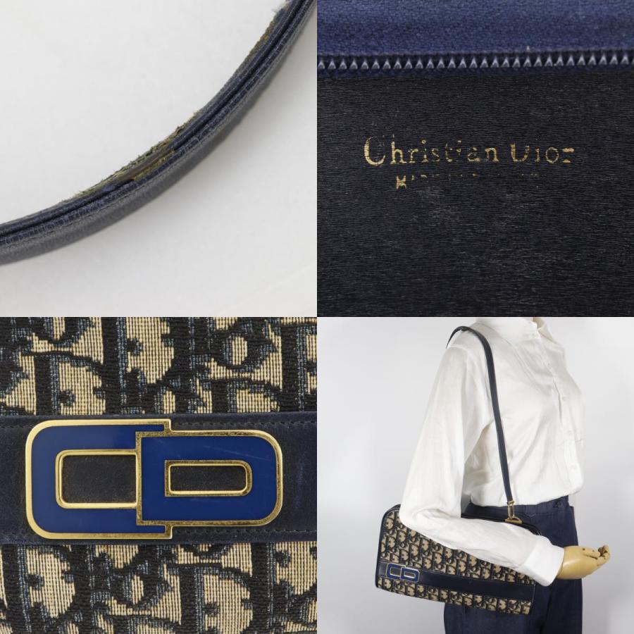 Dior クリスチャンディオール トロッター ヴィンテージ ショルダー