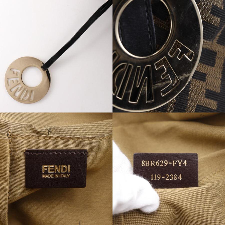 FENDI（フェンディ） ズッカ レオパード 8BH629 トートバッグ ナイロン 