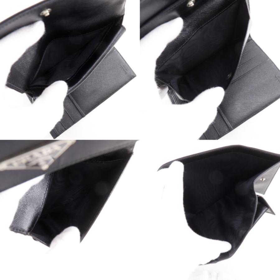 PRADA（プラダ） 三つ折り財布 ナイロン 黒 ユニセックス【I151526077