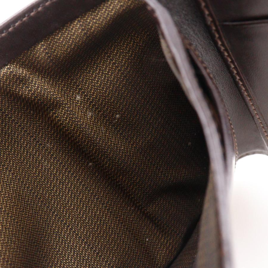 FENDI（フェンディ） ズッカ 三つ折り財布 ナイロンキャンバス 茶