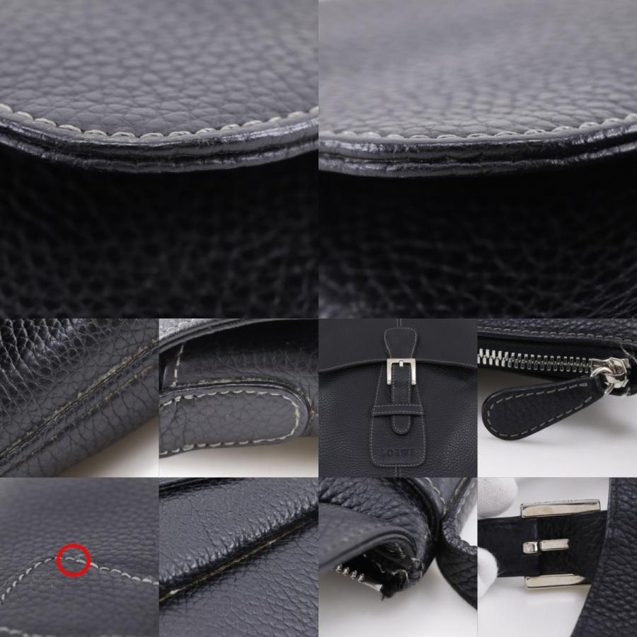 LOEWE（ロエベ） ショルダーバッグ レザー 黒 メンズ【I151526107