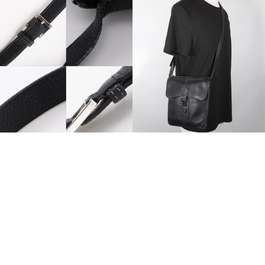 LOEWE（ロエベ） ショルダーバッグ レザー 黒 メンズ【I151526107