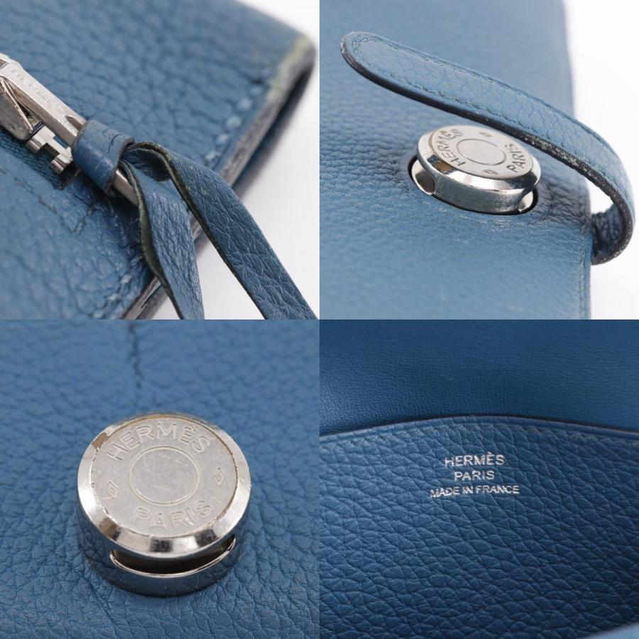 HERMES（エルメス） ドゴンロング X 長財布 トリヨンクレマンス 青 
