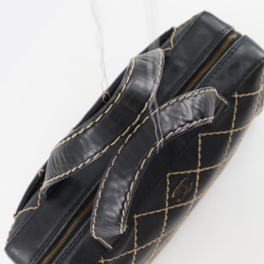 CHANEL（シャネル） ワイルドステッチ ココマーク ハンドバッグ カーフ