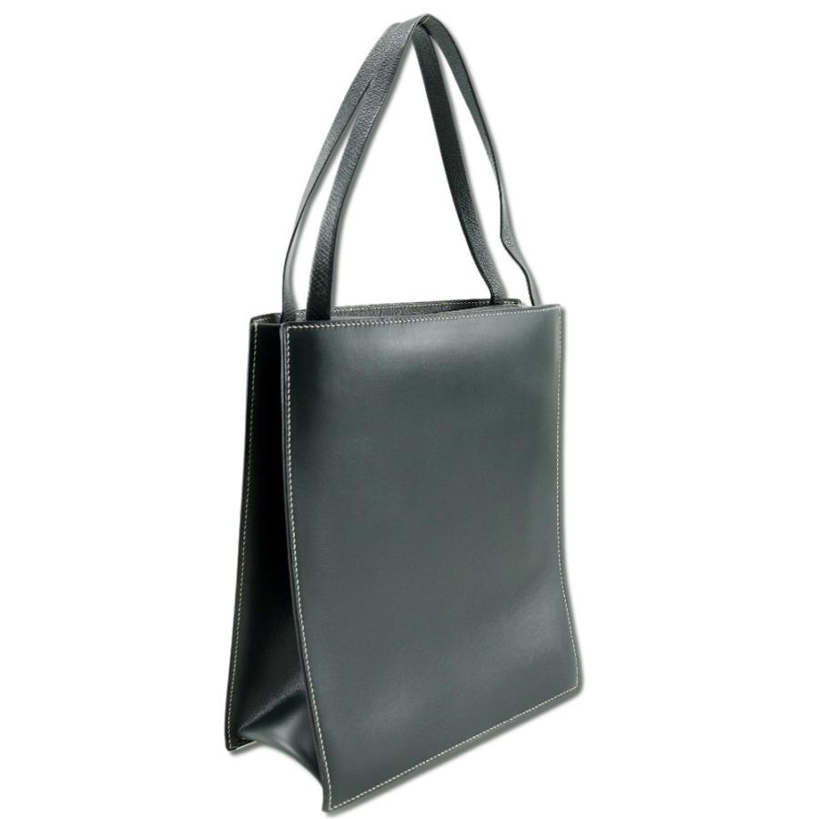 HERMES エルメス ルーシーPM □B ハンドバッグ ボックスカーフ ダーク