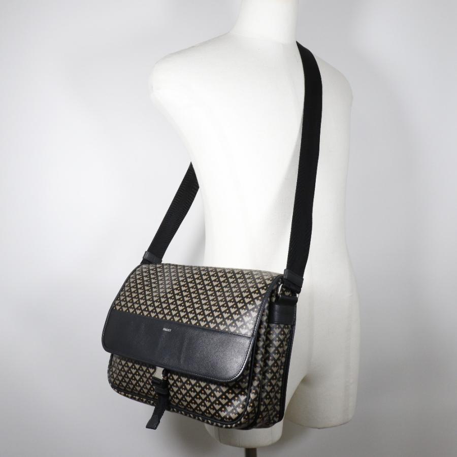 Bally（バリー） ショルダーバッグ PVC ブラック メンズ【I151624042