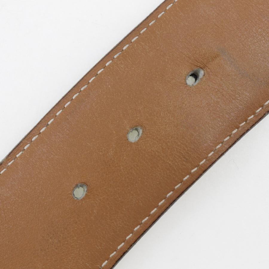 HERMES エルメス Ｈベルト □B ベルト カーフ ユニセックス【I151624088】中古_6