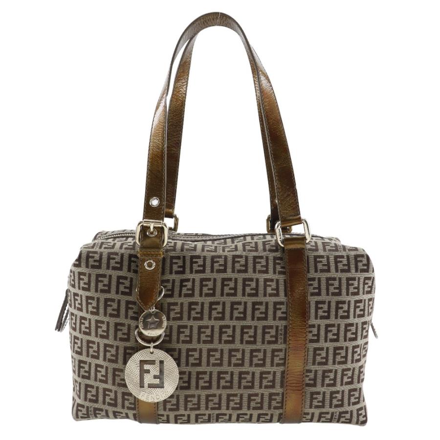 FENDI フェンディ ズッカ ミニボストン 8BL106-CNL ショルダーバッグ 