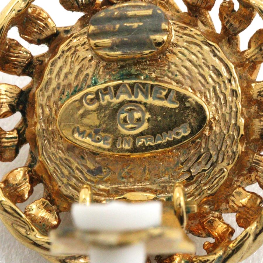 CHANEL シャネル イヤリング 金メッキ×フェイクパール ゴールド 約22.2g レディース【I151624149】中古_3