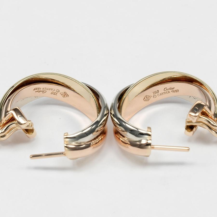 Cartier（カルティエ） トリニティ ピアス K18ゴールド YG PG WG 約