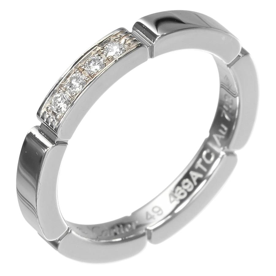 カルティエ マイヨンパンテール リング K18WG ダイヤモンド Cartier（カルティエ） マイヨンパンテール 8.5号 リング 指輪 K18WG
