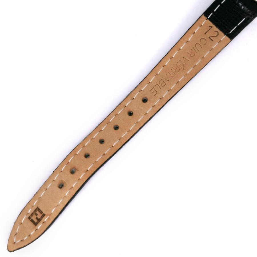 FENDI フェンディ マイウェイ 35000S 腕時計 SS×レザー 黒 クオーツ  