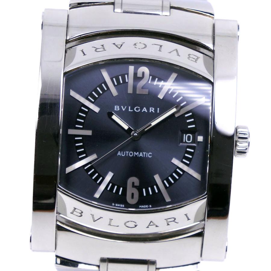 BVLGARI ブルガリ アショーマ AA48S 腕時計 SS シルバー 自動巻き  