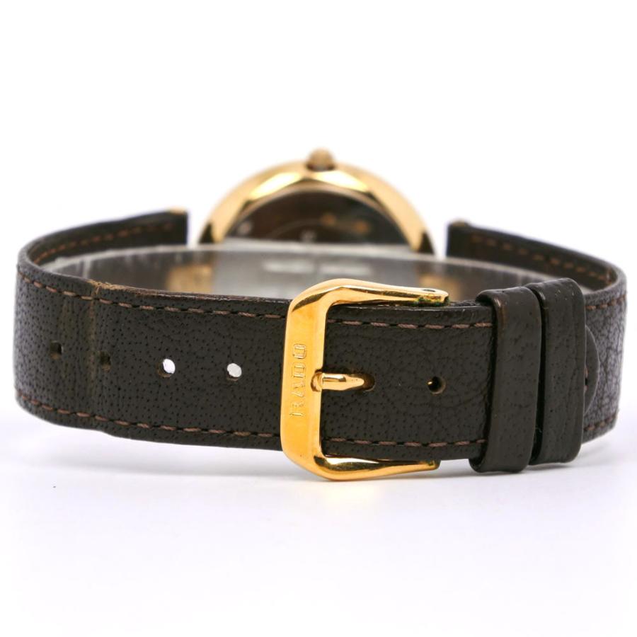 RADO（ラドー） フローレンス 160.3677.2 腕時計 金メッキ×レザー 茶