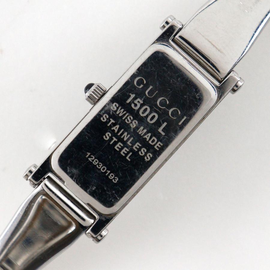 689【美品】GUCCI 時計　箱付き レディース　1500L 1Pダイヤ 689【美品】GUCCI 時計 箱付き レディース 1500L 1Pダイヤ GUCCI 1500L
