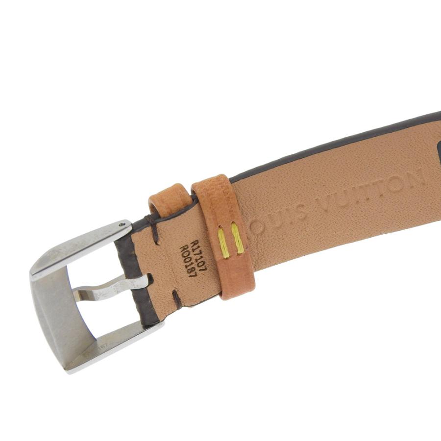 LOUIS VUITTON ルイ・ヴィトン タンブール Q1311 腕時計 SS×レザー  