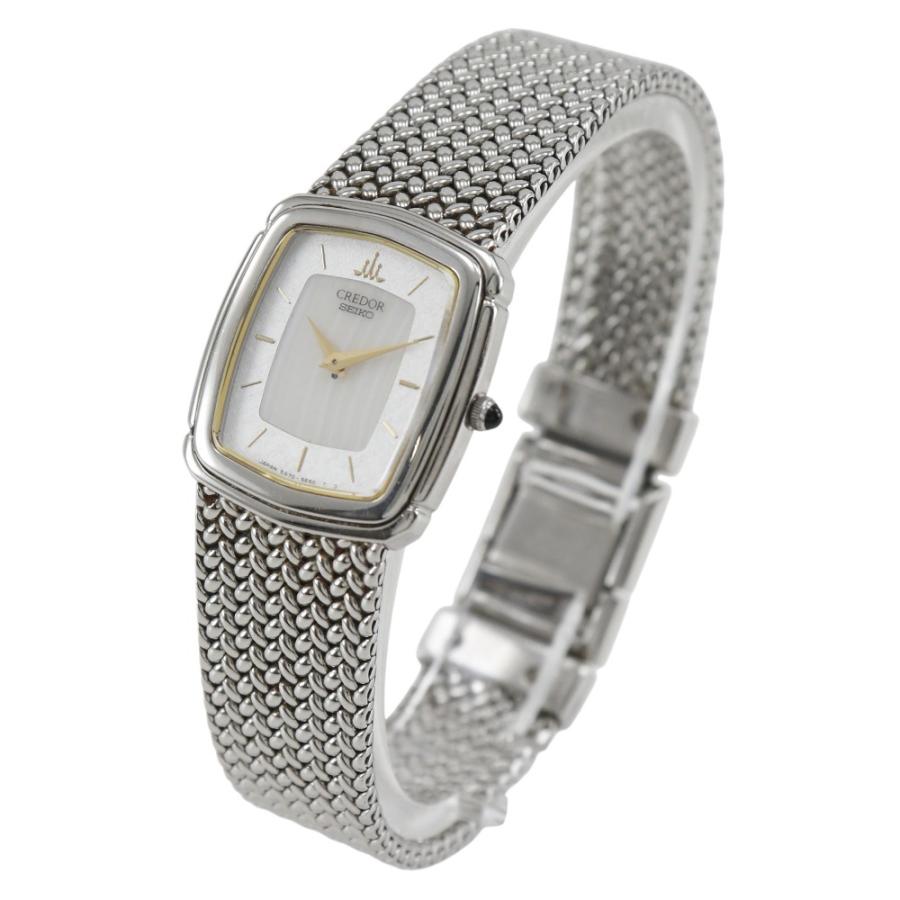 【SEIKO】セイコー クレドール 5A70-3C30 ステンレススチール クオーツ アナログ表示 レディース シルバー文字盤 腕時計 SEIKO（セイコー） クレドール 5A70-3C30 腕時計 SS クオーツ アナログ