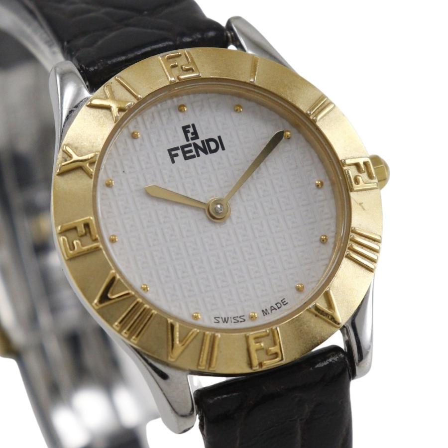 FENDI（フェンディ） 2000L 腕時計 金メッキ×SS クオーツ アナログ表示