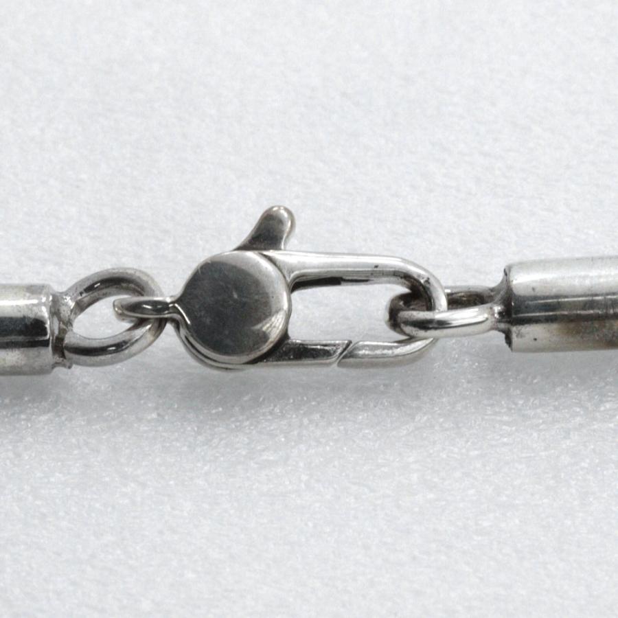 GUCCI（グッチ） クレスト 紋章 ネックレス シルバー925 黒 約12.1g