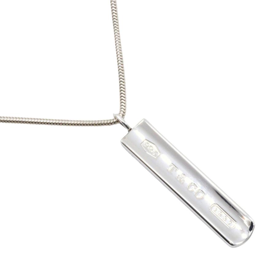 ティファニー TIFFANY 1837 ナロー バー スネークチェーンネックレス