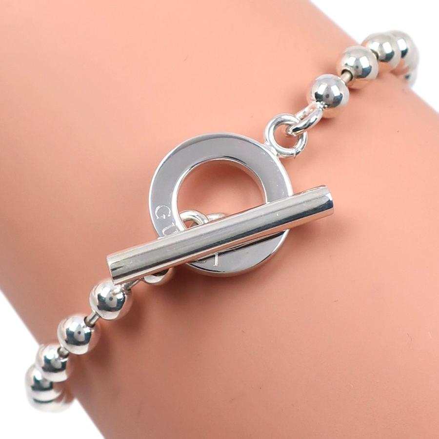 GUCCI シルバービーズブレスレット　トグル ボールチェーン シルバー GUCCI（グッチ） トグル ボールチェーン ブレスレット シルバー925 約